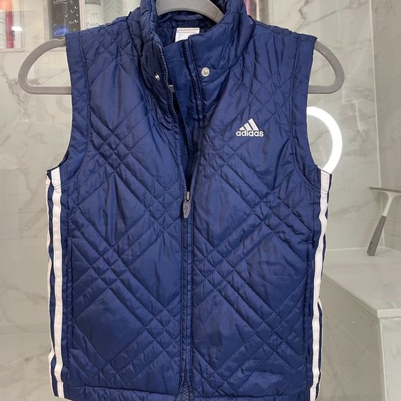 ADIDAS Blue and White Vest - Picture 1 of 6